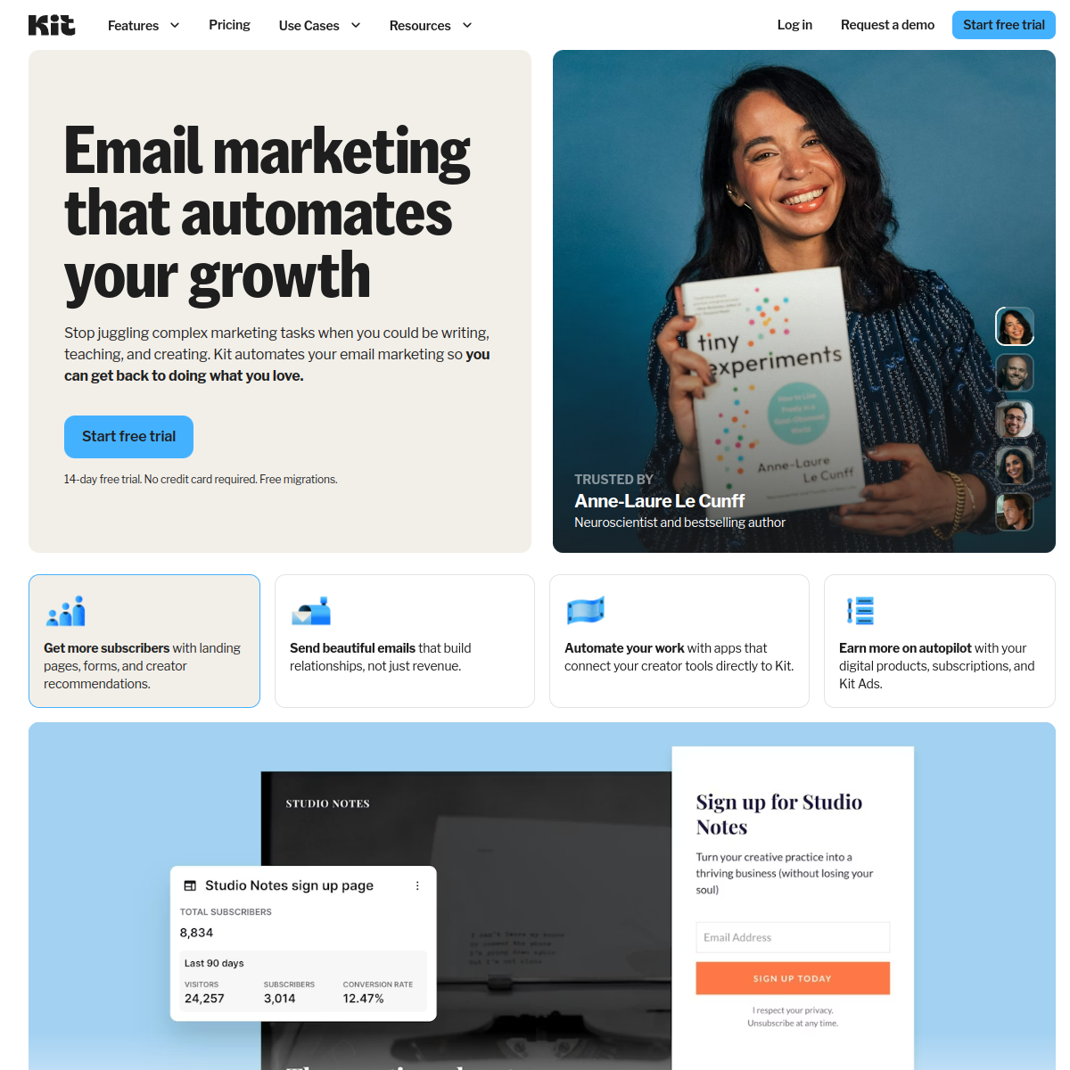 ConvertKit screenshot