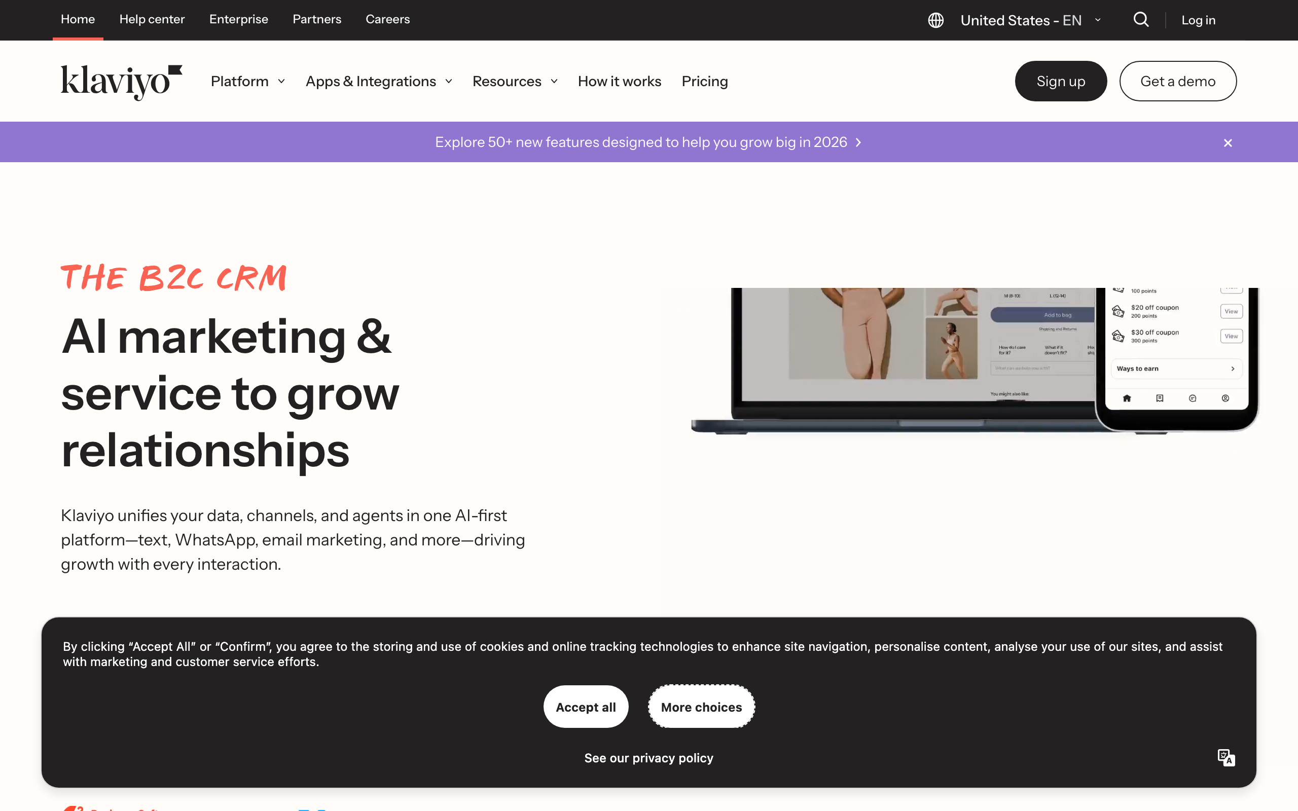 Klaviyo screenshot