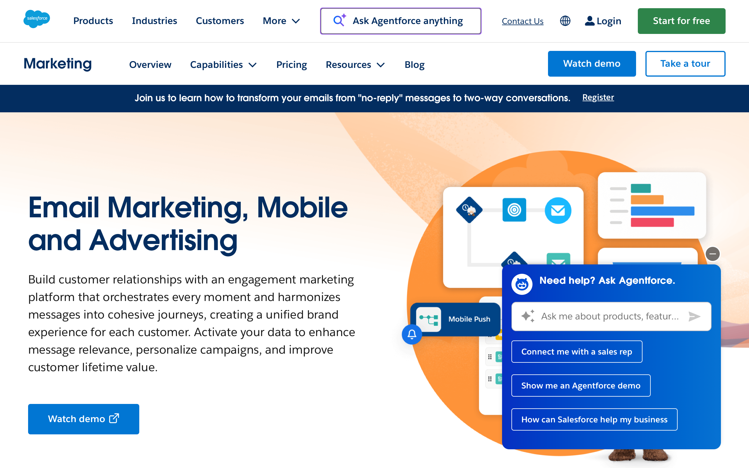 Salesforce Marketing Cloud screenshot